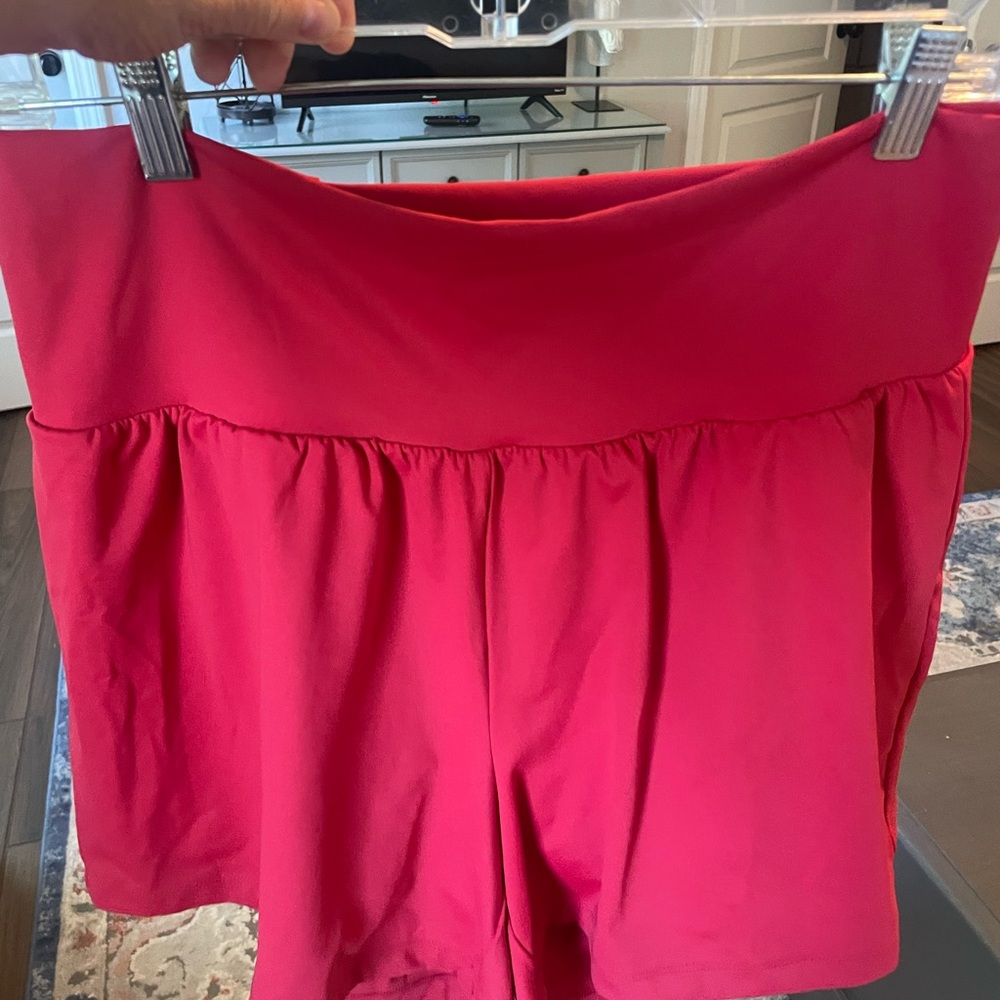 HALARA Pink High Waist Athletic Shorts